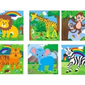 3D Wooden Block Puzzle – Wild Animal