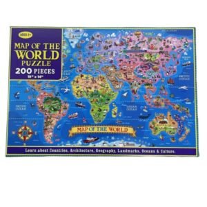 Map of the World – 200 pcs – Board Puzzle